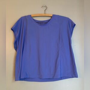 Athleta purple tank top boxy athletic top